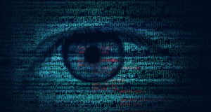 code, scanning, eye, view, computer vision, surveillance